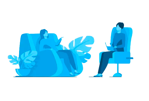 Ilustração de atendimento